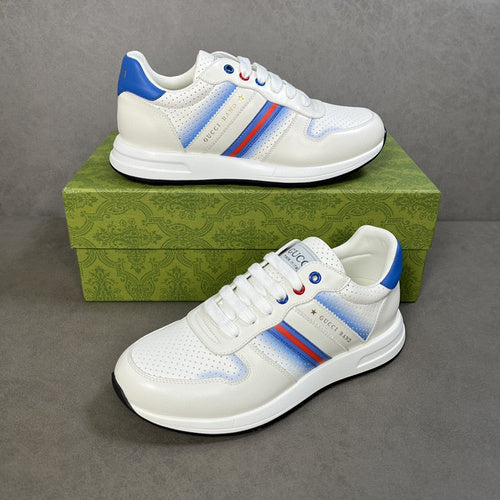 Gucci tonal black luxury sneakers view 11 classic court silhouette