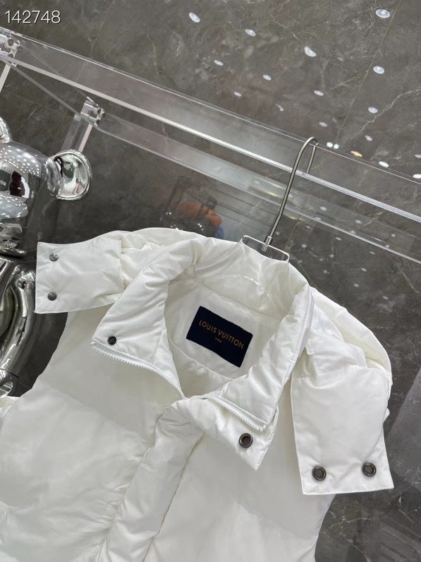 Full styled look of Louis Vuitton luxury clothing with streetwear-inspired cut