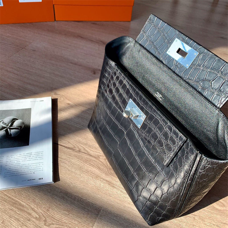 Interior view of contemporary premium bag