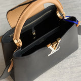  minimalist top-handle bag detail view showing craftsmanship 8