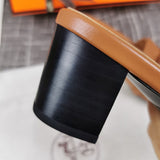 Hermes sandals Style 161 - logo and branding close-up