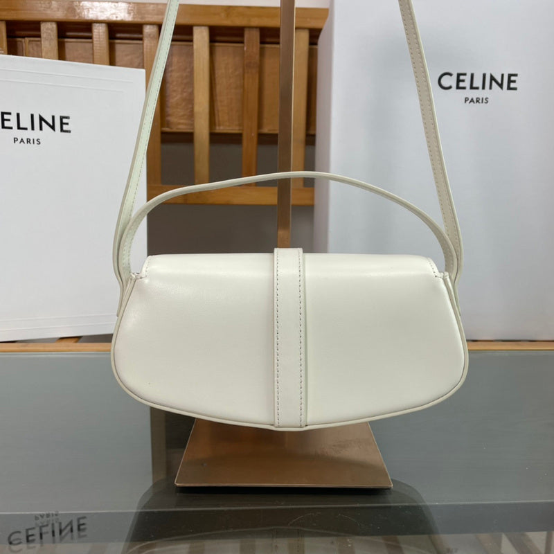 Side profile of sleek statement women's handbag – women's luxury handbag