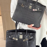 Considered bag shown from front angle