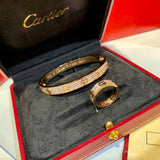 Side view of Cartier unisex jewelry piece