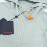 Front view of Louis Vuitton luxury clothing with contemporary cut