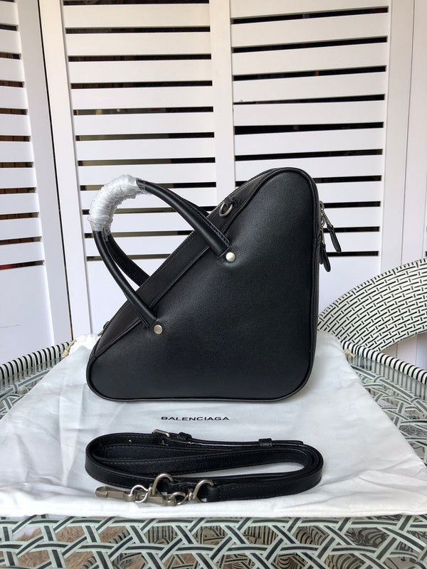 Front view of refined signature women's handbag – women's luxury handbag