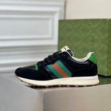 Gucci soft grey luxury sneakers view 5 chunky sole construction