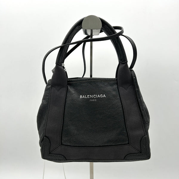 Balenciaga Agneau XS Cabas Tote Anthracite | Luxury Canvas Tote Bag