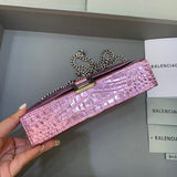 Refined Premium PU Leather Handbag - Chic Everyday Appeal | Women's Designer-Inspired Purse #455 - hardware and detail close-up (image 5) of designer-inspired handbag