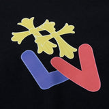 Full styled look of Louis Vuitton cotton t-shirt with relaxed-fit cut
