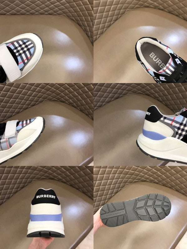Burberry Black Classic Ballet Flats - Side Profile View