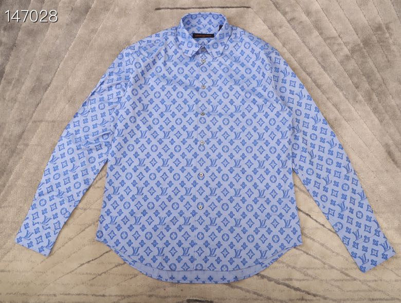 Side profile of Louis Vuitton luxury clothing with tailored silhouette