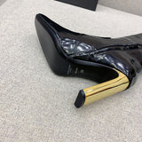 Saint Laurent luxury shoes detail shot