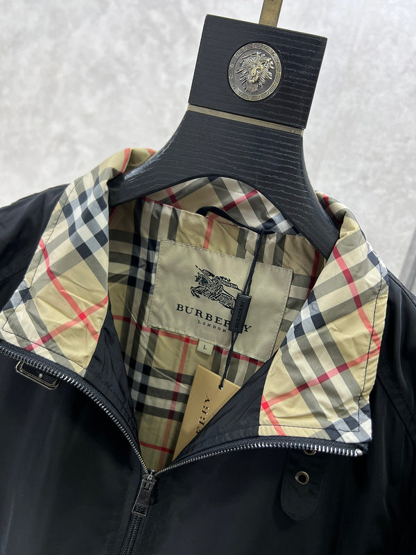 Burberry clothing close-up — premium authentic designer style