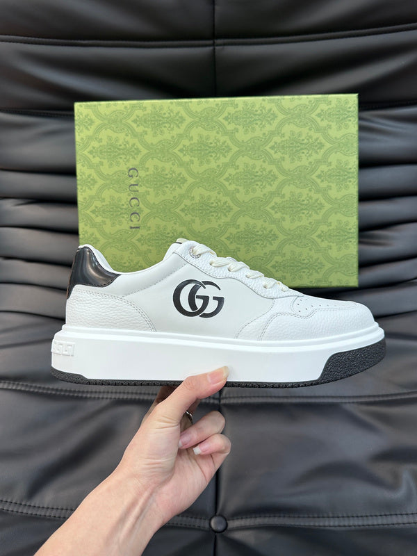 Gucci crisp white luxury sneakers view 9 cushioned comfort fit