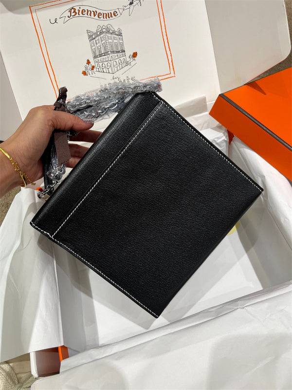  Streamlined crossbody bag carried on shoulder 10