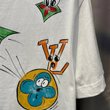 Side profile of Louis Vuitton cotton t-shirt with tailored silhouette