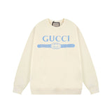 Back view of Gucci luxury clothing with relaxed-fit cut
