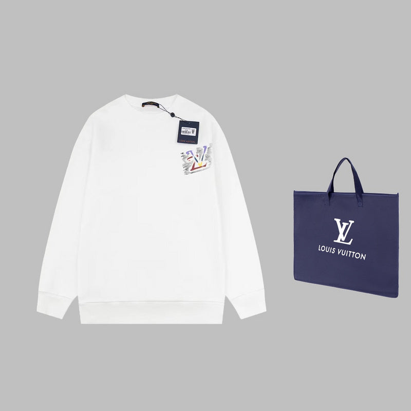 Back view of Louis Vuitton luxury clothing with everyday silhouette