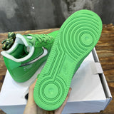 Side profile of Nike crisp white sneakers cushioned comfort fit