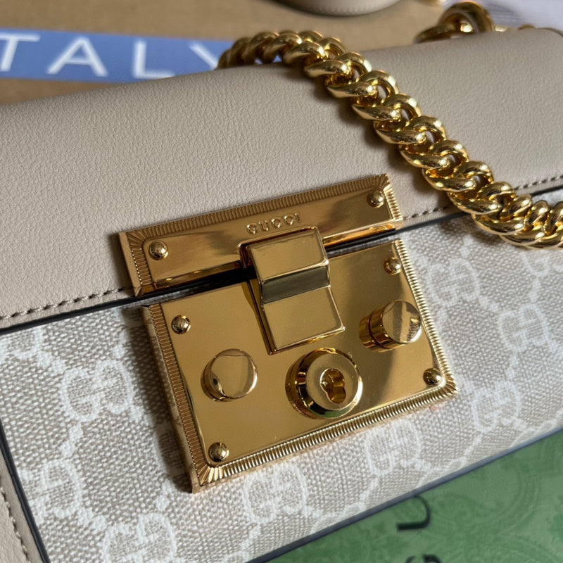 Back view of structured statement women's handbag – women's designer-style accessory