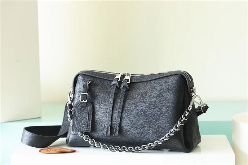  streamlined structured bag detail view showing craftsmanship 32