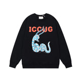 Front view of Gucci luxury clothing with relaxed-fit cut