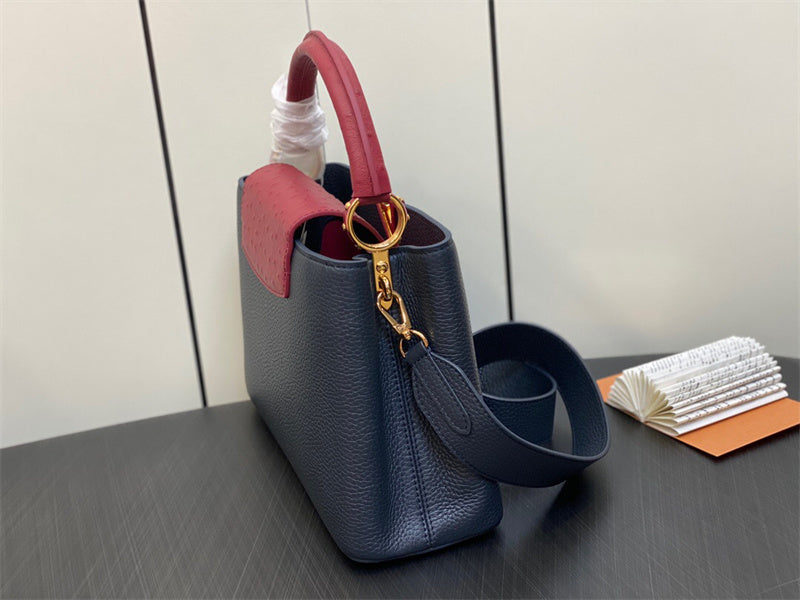  Tailored top-handle bag front view 25