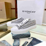 Givenchy shoes Style 121 - close-up of statement logo accent