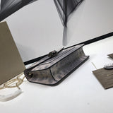 Structured Vegan Leather Handbag - Statement Silhouette | Women's Everyday Carry Handbag #1785 - side angle view (image 2) of designer-inspired handbag