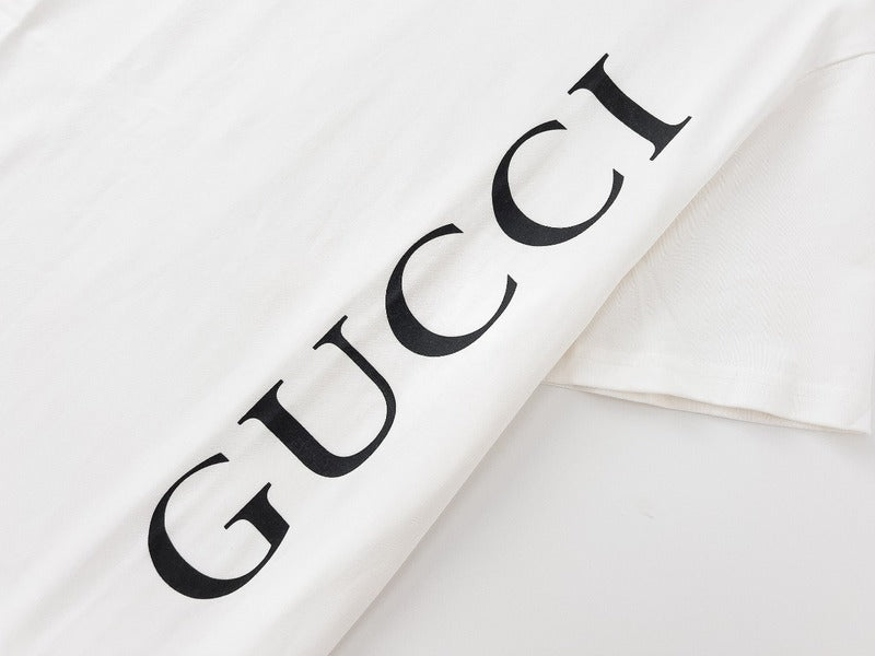Front view of Gucci luxury clothing with runway-inspired design