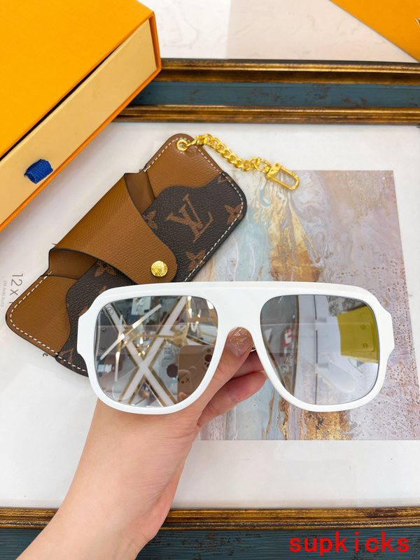Lifestyle view of Louis Vuitton unisex sunglasses
