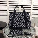 Front view of refined signature women's handbag – women's premium purse