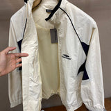 Close-up of Balenciaga designer clothing craftsmanship