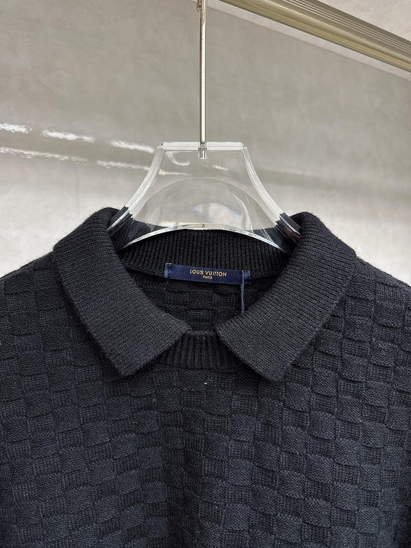 Full styled look of Louis Vuitton luxury clothing with runway-inspired design