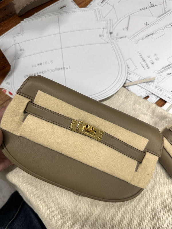 Close-up detail of structured bag design