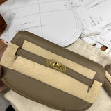 Close-up detail of structured bag design