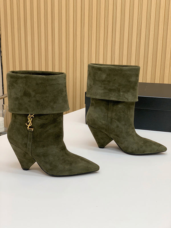 Saint Laurent luxury shoes detail shot