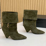 Side profile view of Saint Laurent luxury piece style No.040
