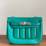 Statement bag shown from front angle