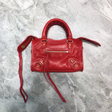 Effortless Faux Leather Handbag - Premium Craftsmanship Detailing | Women's Statement Accessory #636 - close-up detail shot (image 3) of designer-inspired handbag