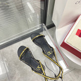 Valentino Garavani designer shoes full view