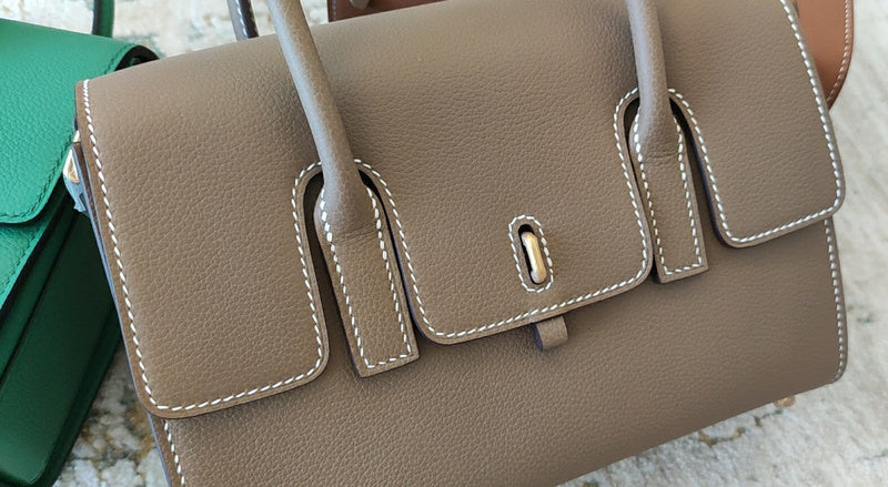 Interior view of sculpted premium bag