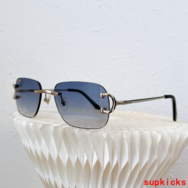 Angled view of Cartier unisex sunglasses