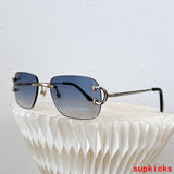 Angled view of Cartier unisex sunglasses