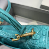 Refined Vegan Leather Handbag - Sleek Minimalist Lines | Women's Statement Accessory #710 - styled full view (image 7) of designer-inspired handbag