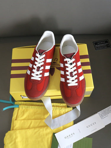 Gucci two-tone luxury sneakers view 11 sleek tonal finish
