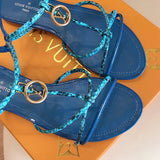 Louis Vuitton luxury shoes detail shot