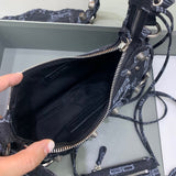 Elegant Premium PU Leather Handbag - Sleek Minimalist Lines | Women's Designer-Inspired Purse #389 - styled full view (image 7) of designer-inspired handbag