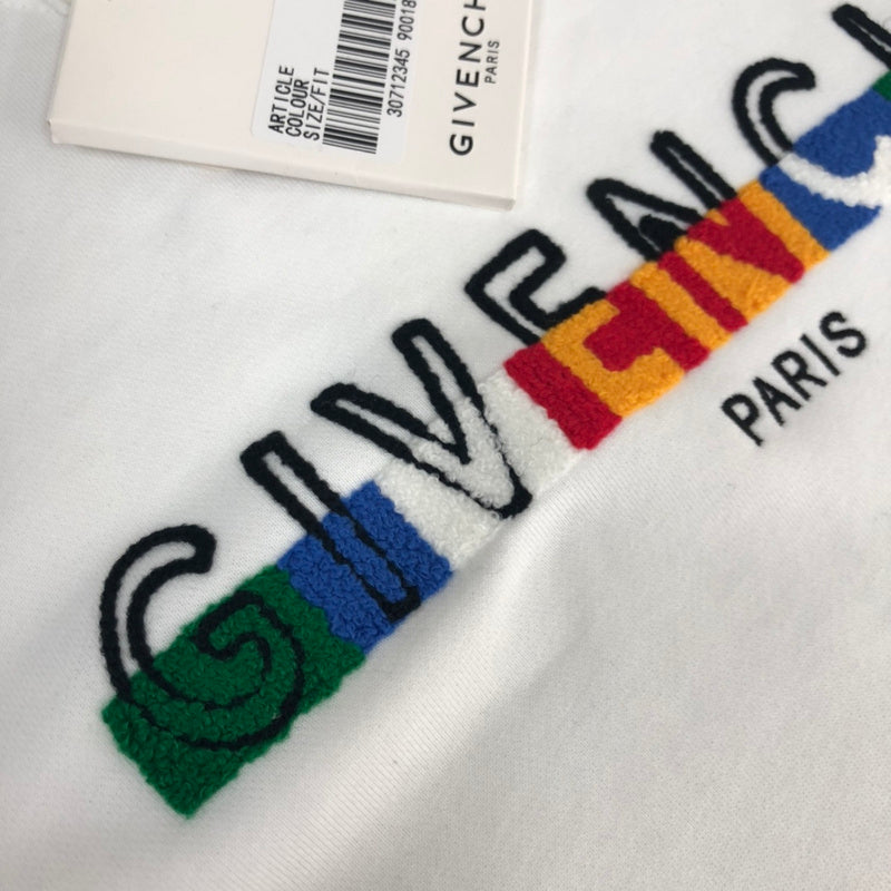 Flat lay presentation of Givenchy luxury clothing with relaxed-fit cut
